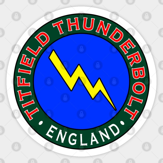 The Titfield Thunderbolt Train Sticker by Lyvershop